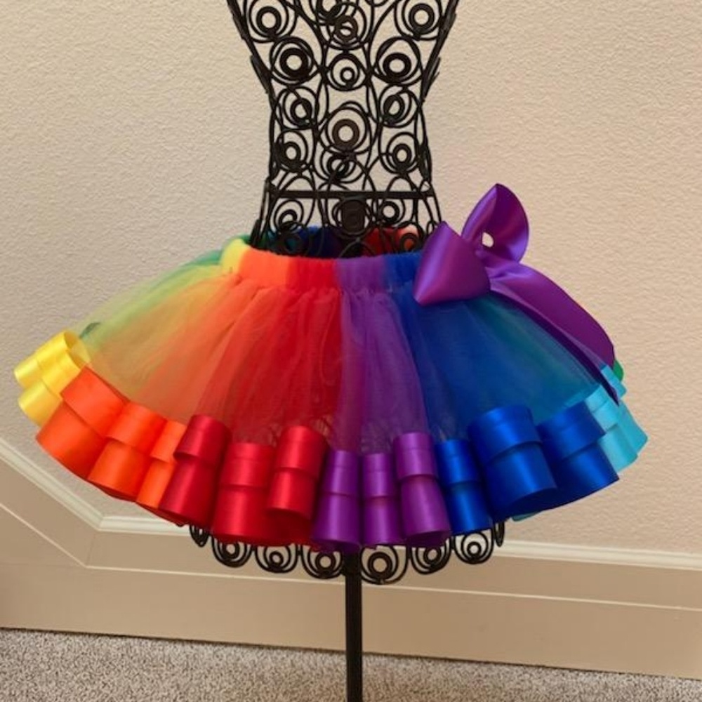 Rainbow tutu 2t/3t